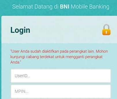 m banking BNI Terblokir.