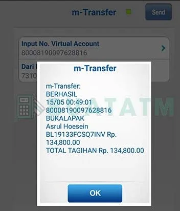 Bukti Transfer M Banking BCA Asli,Jangan Sampai Tertipu ya! 1 bukti transfer m banking bca asli