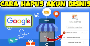 cara menghapus akun bisnis google