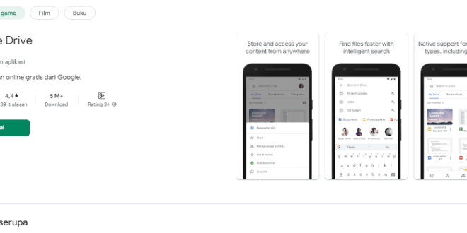 cara menyimpan file komputer ke google drive