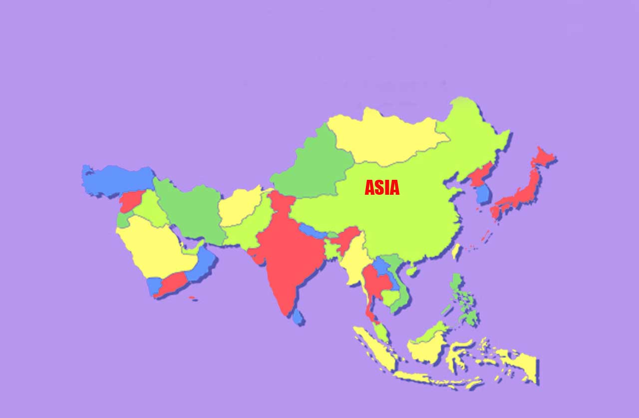 Batas-Batas Wilayah Benua Asia