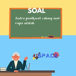 Indra penikmat cabang seni rupa adalah
