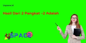 Hasil Dari 2 Pangkat -2 Adalah