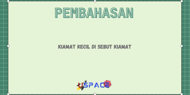 Kiamat Kecil di Sebut Kiamat