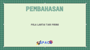 Pola Lantai Tari Piring