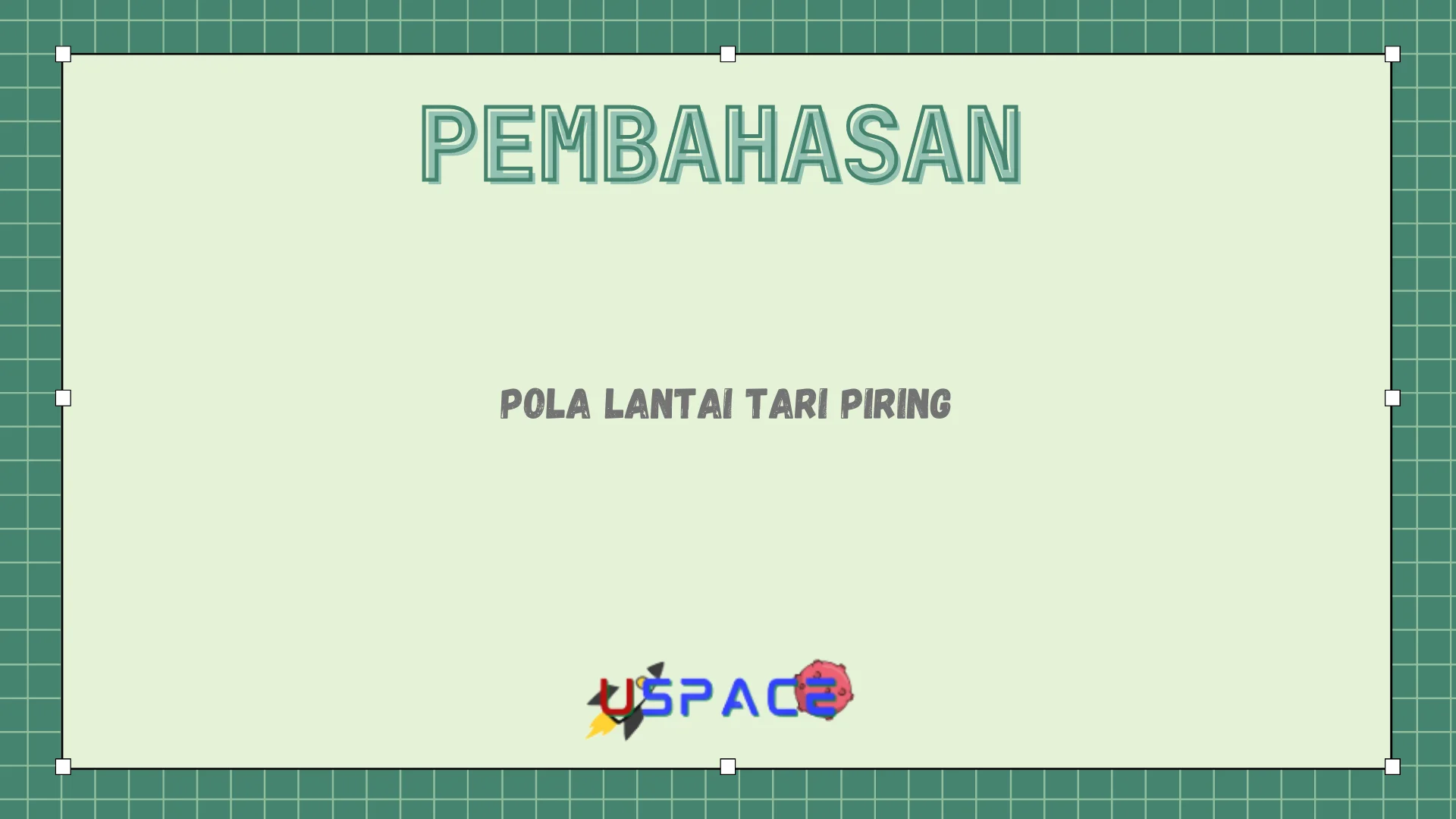 Pola Lantai Tari Piring