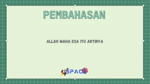 Allah Maha Esa Itu Artinya