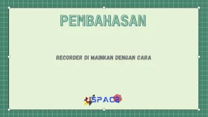 Recorder di Mainkan Dengan Cara