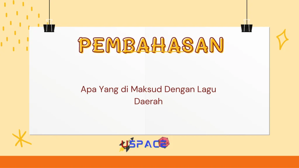 Apa Yang di Maksud Dengan Lagu Daerah