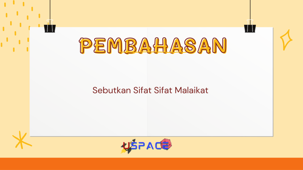 Sebutkan Sifat Sifat Malaikat Sebutkan Sifat Sifat Malaikat