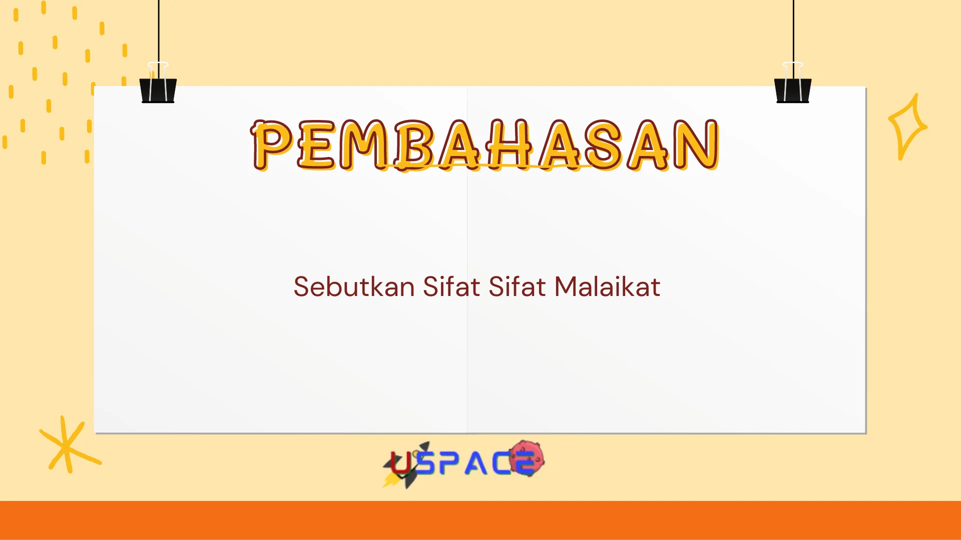 Sebutkan Sifat Sifat Malaikat