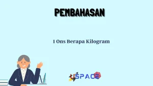 1 Ons Berapa Kilogram