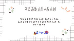 Pola Pertahanan Satu Jaga Satu di Daerah Pertahanan di Namakan