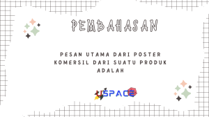 Pesan Utama Dari Poster Komersil Dari Suatu Produk Adalah