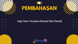 Lagu Suwe Ora Jamu Berasal Dari Daerah