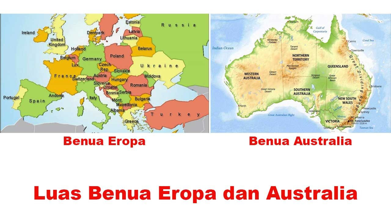 Luas-Benua-Eropa-dan-Australia Luas Benua Eropa dan Australia