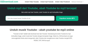 Cara Download Lagu Youtube ke Lagu MP3 Tanpa Aplikasi Gratis Anti Ribet 5 X2Download