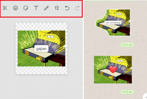 3 Cara Membuat Stiker WA Tanpa Aplikasi Dengan Mudah dan Gratis 2 Cara membuat stiker WA tanpa aplikasi melalui kolom chat WhatsApp