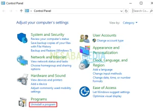 Cara Hapus Aplikasi di Laptop dan PC Windows Simpel dan Praktis 4 Uninstall Aplikasi Windows Lewat Control Panel