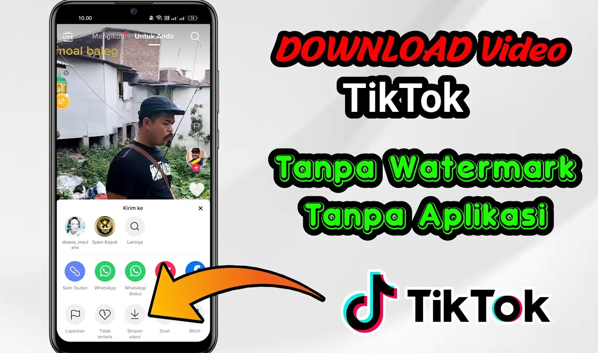 3 Cara Download Video Tiktok Tanpa Aplikasi dan Tanpa Watermark