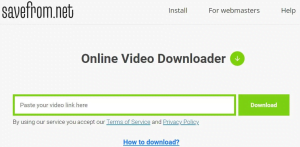 Cara Download Video Facebook Tanpa Aplikasi di Android Terbaik 2 Situs Savefrom.net