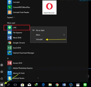 Cara Uninstall Aplikasi di PC atau Laptop Dengan Mudah 2 Cara Uninstall Aplikasi di PC Melalui Start Menu