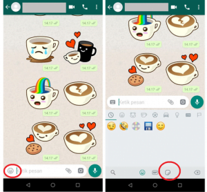 Cara Membuat Stiker WhatsApp Tanpa Aplikasi Melalui Kolom Chat WhatsApp