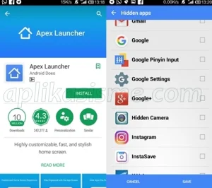 5 Cara Sembunyikan Aplikasi di HP Vivo Paling Gampang Banget 4 Menggunakan Aplikasi Apex Launcher