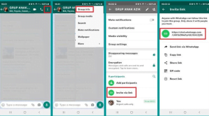 Cara membuat link whatsapp grup