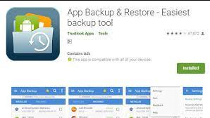 Dengan menggunakan aplikasi Backup and Restore.