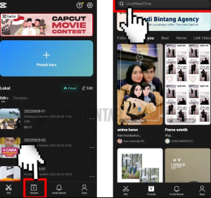 Cara menggunakan template