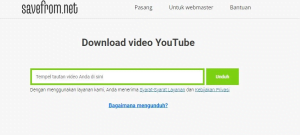 Cara Mudah Download MP3 Dari Youtube Tanpa Aplikasi Terbaru 2 Menggunakan Situs Savefromnet