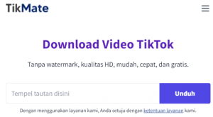 7 Aplikasi Download Tiktok Tanpa Watermark Terbaru Gratis 4 TikMate.online