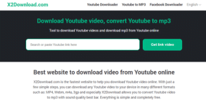 Download Video YouTube ke Mp3 Melalui Situs x2 convert
