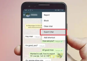 7 Cara Melihat Pesan WA Yang Sudah Dihapus Tanpa Aplikasi Mudah 3 Export chat