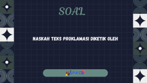 Naskah Teks Proklamasi Diketik Oleh