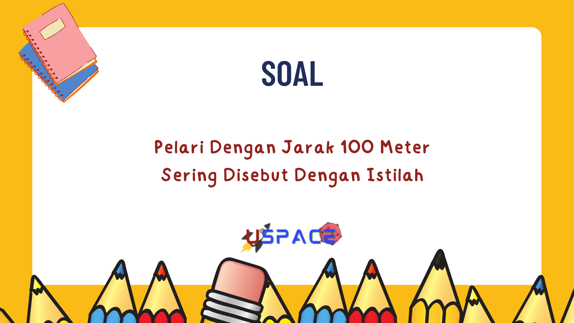 Pelari dengan Jarak 100 Meter Sering Disebut dengan Istilah