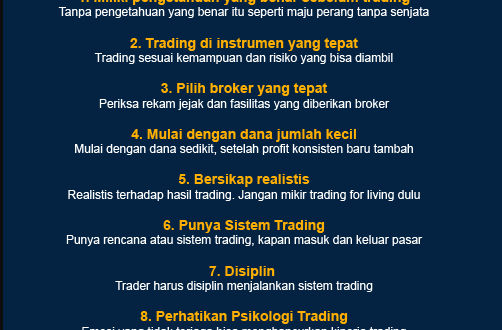 Tutorial Trading Forex untuk Pemula