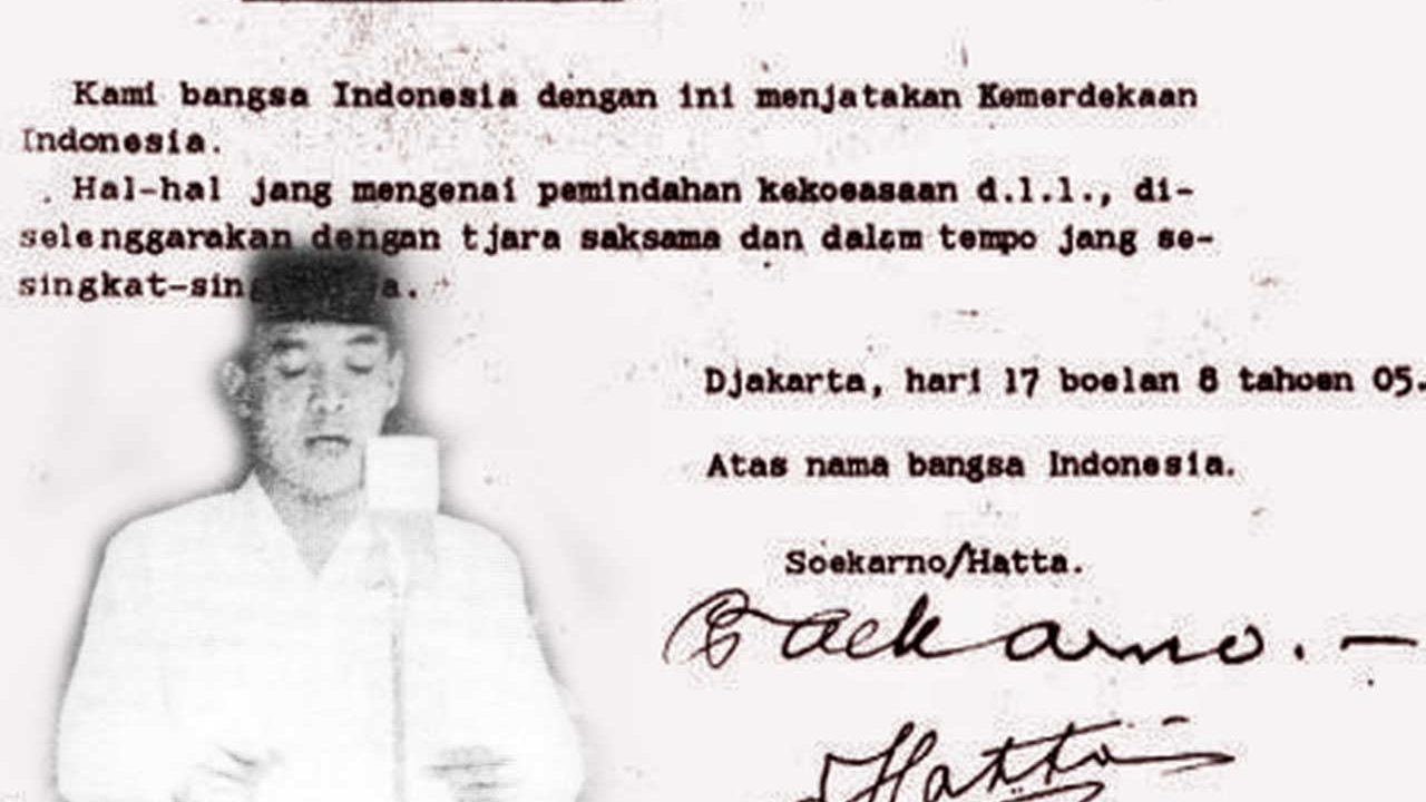 Naskah Proklamasi Otentik