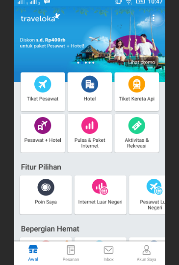 Aplikasi Traveloka