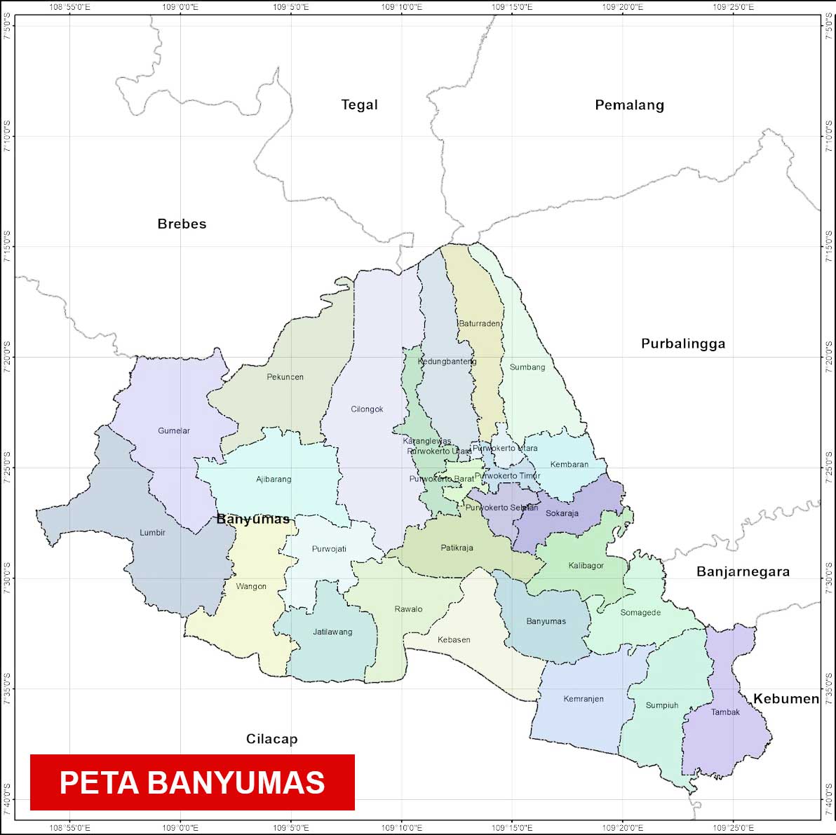 Peta Banyumas