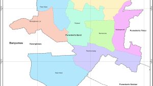 Peta Kecamatan Purwokerto Barat