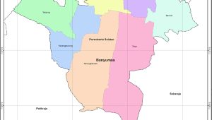 Peta Kecamatan Purwokerto Selatan