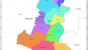 Peta Kecamatan Wangon