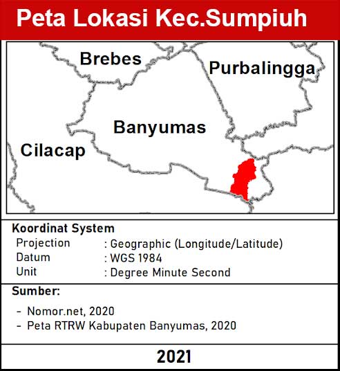 Peta lokasi Kecamatan Sumpiuh