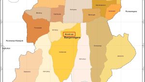 peta Kecamatan Mandiraja, banjarnegara
