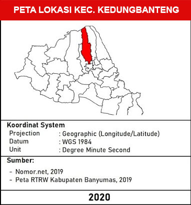 peta lokasi Kecamatan Kedungbangteng