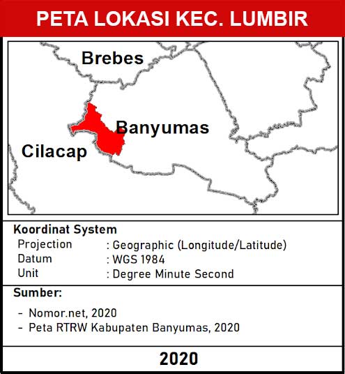 peta lokasi Kecamatan Lumbir