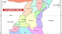 Peta Kabupaten Pemalang Lengkap 14 Kecamatan