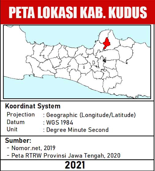 peta lokasi kabupaten kudus